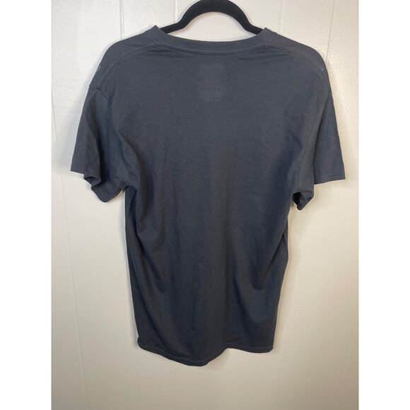 Boutique Women's M Black Graphic T-Shirt "I Manage Chaos Like A Boss" 100% Cotto - Picture 2 of 3